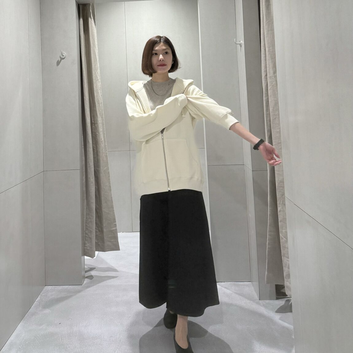 ソラリアプラザ】スタッフスナップ 身長160㎝ ｜ 無印良品